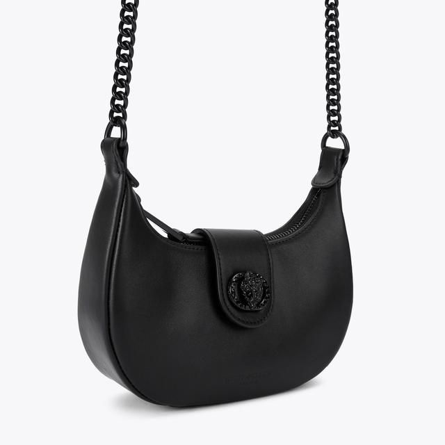 Carvela By Kurt Geiger CHELSEA SM HOBO XBODY DR Black Cross Body Bag By KURT GEIGER LONDON