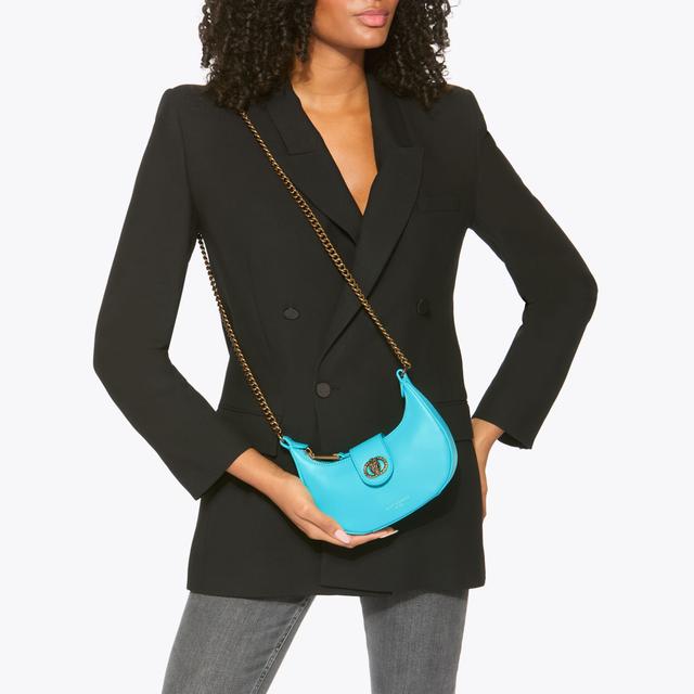 Carvela By Kurt Geiger CHELSEA SM HOBO XBODY Turquoise Cross Body Bag By KURT GEIGER LONDON