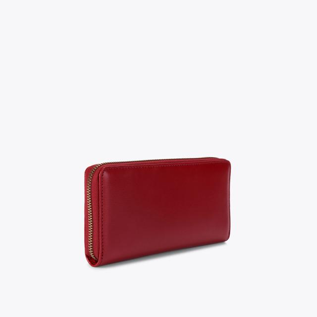 Carvela By Kurt Geiger CHELSEA ZIP AROUND W Red Leather Zip Around Wallet By KURT GEIGER LONDON