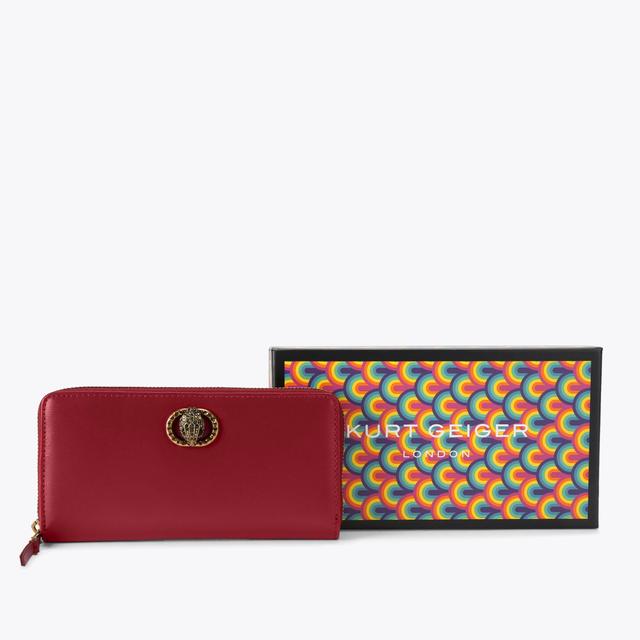 carvela by kurt geiger CHELSEA ZIP AROUND W Red Leather Zip Around Wallet by KURT GEIGER LONDON carvela by kurt geiger CHELSEA ZIP AROUND W Red Leather Zip Around Wallet by KURT GEIGER LONDON