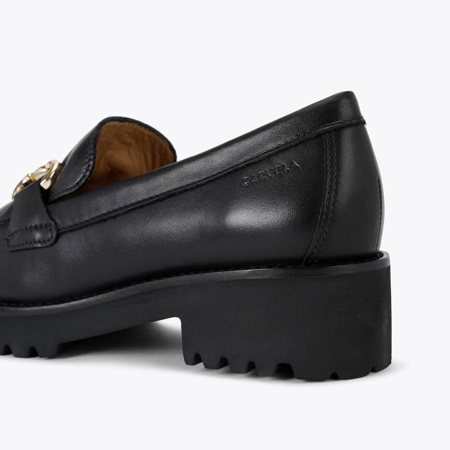 Carvela By Kurt Geiger CHESTER Black Slip On Loafer By CARVELA COMFORT