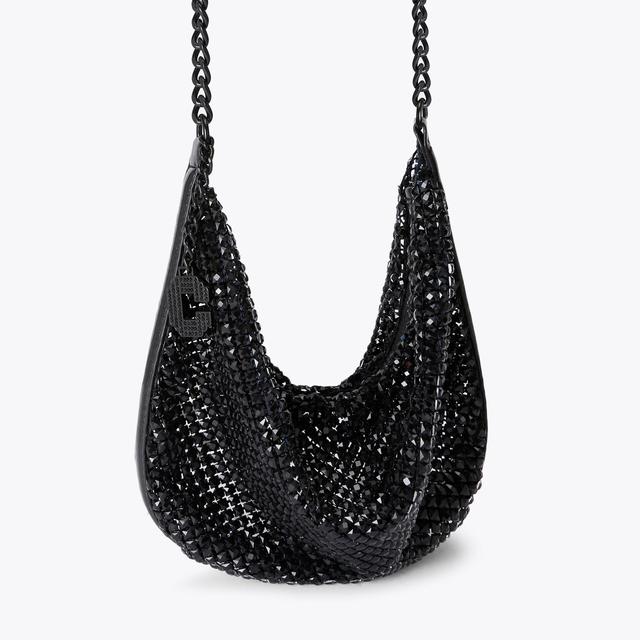 Carvela By Kurt Geiger CIAO SHOULDER BAG Black Chain Shoulder Bag By CARVELA