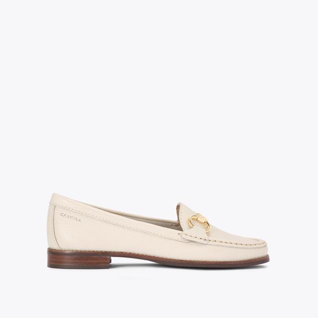 carvela by kurt geiger CLICK Bone Leather Slip On Loafer by CARVELA COMFORT