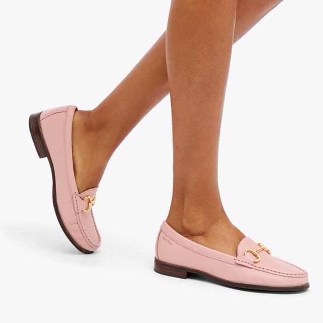 Carvela By Kurt Geiger CLICK Pink Leather Slip On Shoes By CARVELA COMFORT