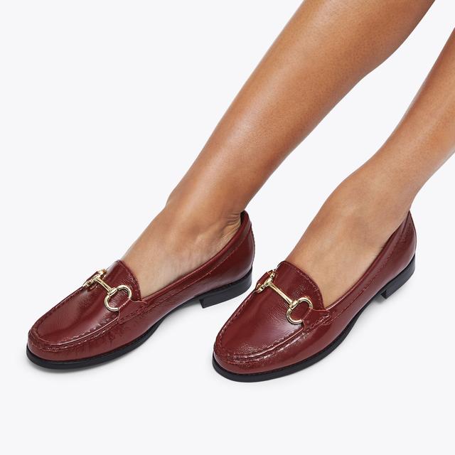 Carvela By Kurt Geiger CLICK Red Slip On Loafer By CARVELA COMFORT