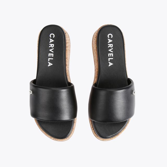 Carvela By Kurt Geiger CLOUD MULE Black Sandals By CARVELA