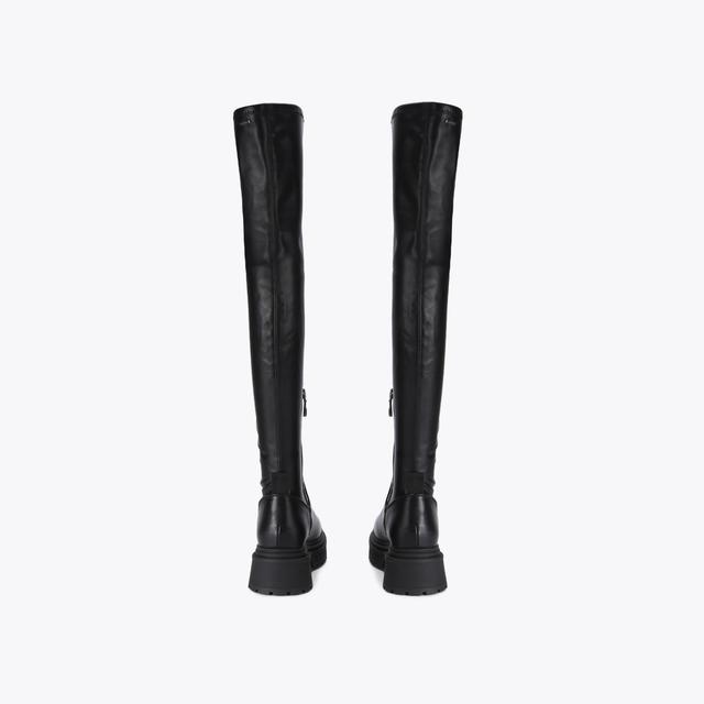Carvela By Kurt Geiger COLLIDE HIGH OTK Black Knee High Boot By CARVELA