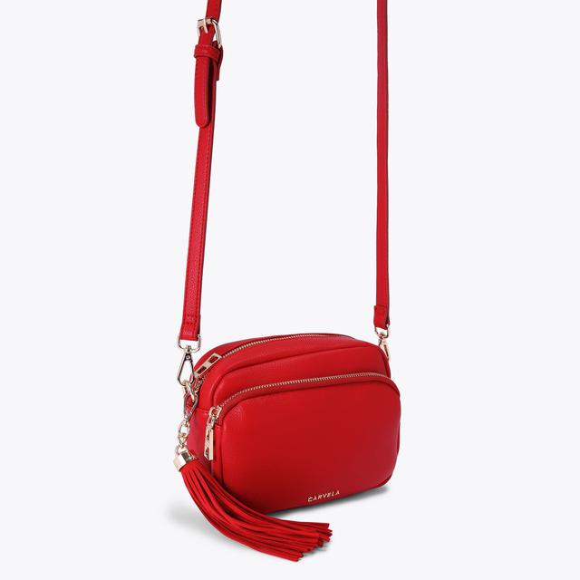 Carvela By Kurt Geiger COMO CROSSBODY Red Cross Body Bag By CARVELA