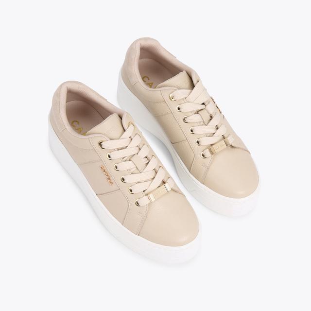 Carvela By Kurt Geiger CONNECTED Beige Trainers By CARVELA