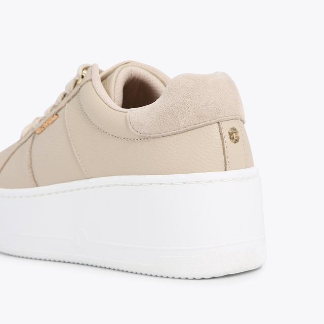 Carvela By Kurt Geiger CONNECTED Beige Trainers By CARVELA