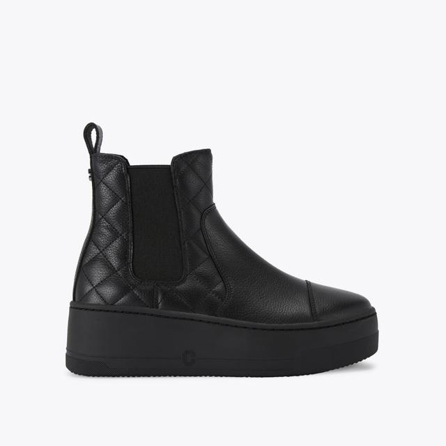 carvela by kurt geiger CONNECTED CHELSEA Black Quilted Ankle Boot by CARVELA