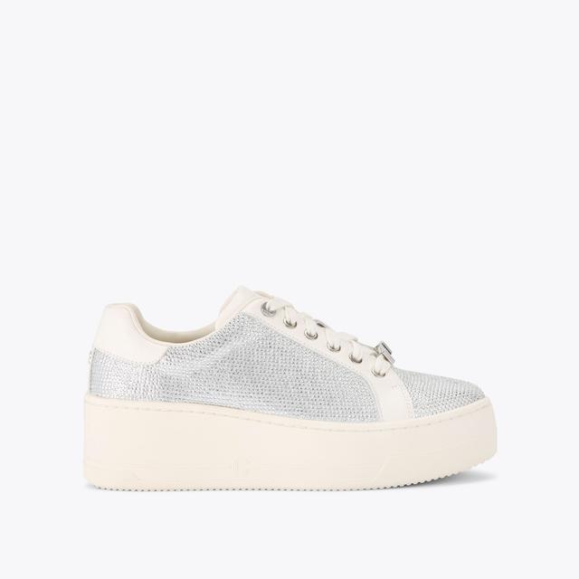 carvela by kurt geiger CONNECTED JEWEL White Crystal Trainers by CARVELA