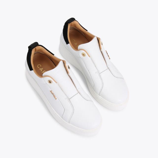 Carvela By Kurt Geiger CONNECTED LACELESS White Trainers By CARVELA
