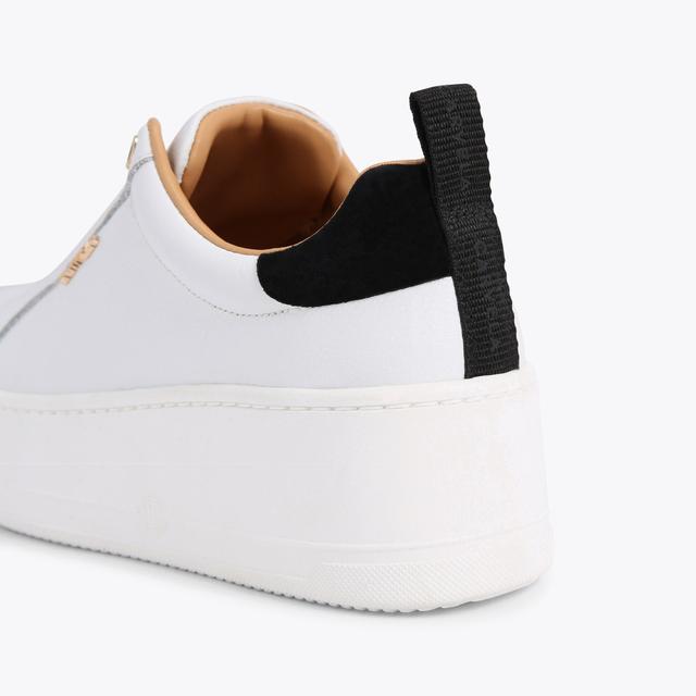 Carvela By Kurt Geiger CONNECTED LACELESS White Trainers By CARVELA