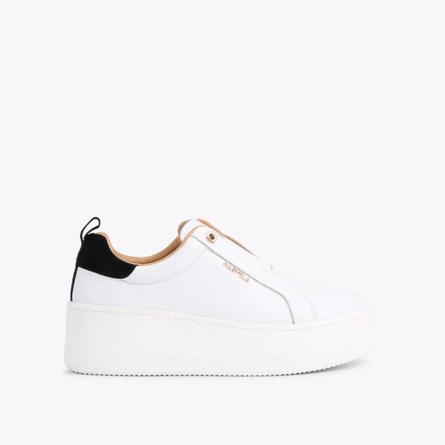 carvela by kurt geiger CONNECTED LACELESS White Trainers by CARVELA