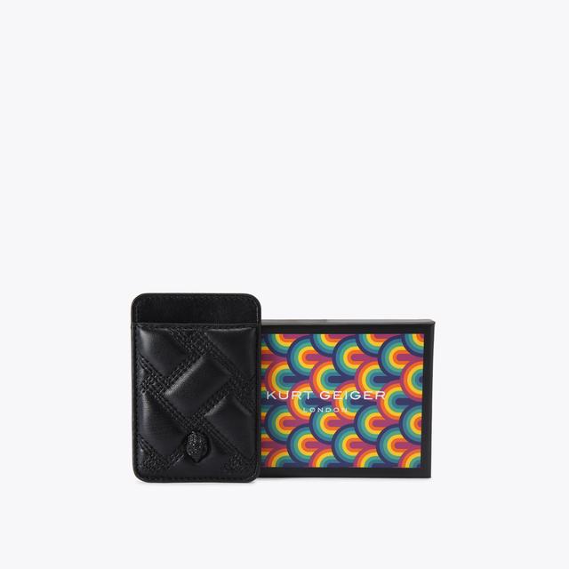 Carvela By Kurt Geiger CREDIT CARD STICKER DR Black Drench Sticker Wallet By KURT GEIGER LONDON
