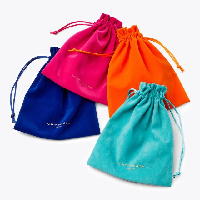 Carvela By Kurt Geiger CRYSTAL HUGGIE HOOPS Rainbow Be Kind Huggie Hoop Earrings By KURT GEIGER LONDON