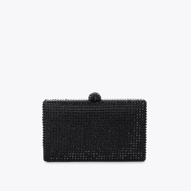 carvela by kurt geiger CRYSTAL KENSINGTON CLUTCH Black Crystal Clutch Bag by KURT GEIGER LONDON