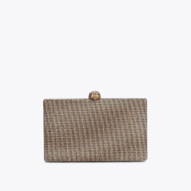 carvela by kurt geiger CRYSTAL KENSINGTON CLUTCH Houndstooth Crystal Clutch Bag by KURT GEIGER LONDON