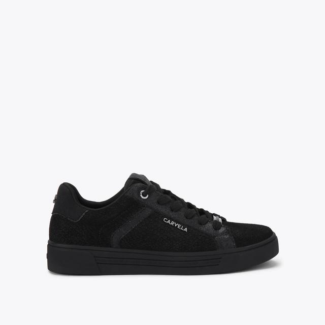 carvela by kurt geiger DAZE Black Textured Sneakers by CARVELA