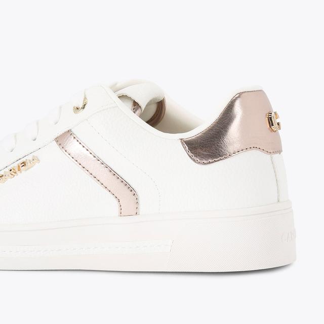 Carvela By Kurt Geiger DAZE White Metallic Trainers By CARVELA