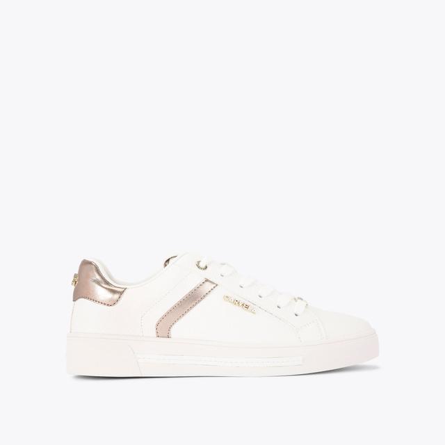 carvela by kurt geiger DAZE White Metallic Trainers by CARVELA