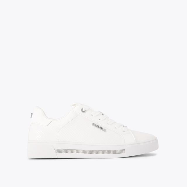 carvela by kurt geiger DIAMOND White Lizard Trainer by CARVELA