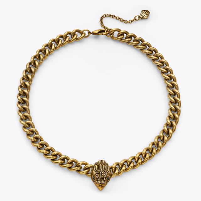 Carvela By Kurt Geiger EAGLE COLLAR NECKLACE Gold Chain Eagle Head Necklace By KURT GEIGER LONDON