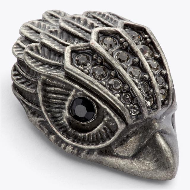 Carvela By Kurt Geiger EAGLE SM STUDS Gunmetal Eagle Head Stud Earrings By KURT GEIGER LONDON