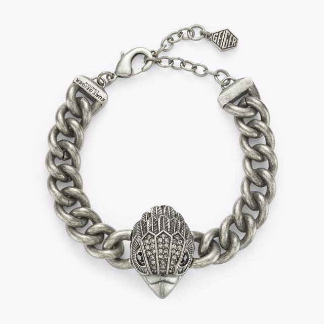 carvela by kurt geiger EAGLE XL CHUNKY BRACELET Gunmetal Chunky Chain Eagle Head Bracelet by KURT GEIGER LONDON carvela by kurt geiger EAGLE XL CHUNKY BRACELET Gunmetal Chunky Chain Eagle Head Bracelet by KURT GEIGER LONDON
