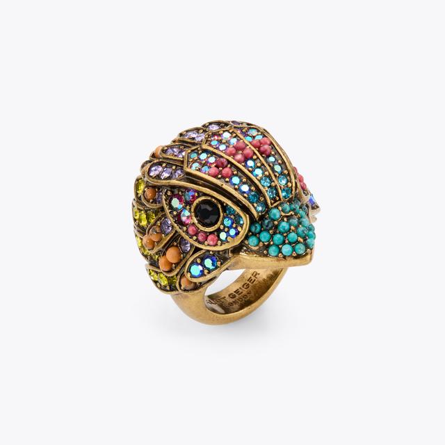 carvela by kurt geiger EAGLE XL CHUNKY RING Pave Crystal Ring by KURT GEIGER LONDON