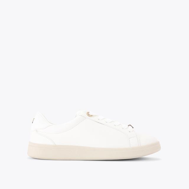carvela by kurt geiger ELIZA White Lace Up Sneaker by KG KURT GEIGER