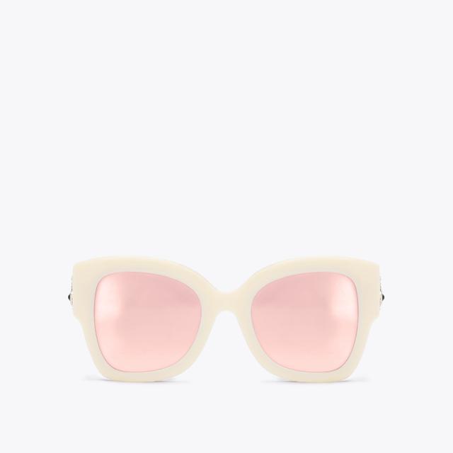 carvela by kurt geiger EYE SQ BUTTERFLY Bone Butterfly Sunglasses by KURT GEIGER LONDON
