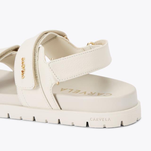 Carvela By Kurt Geiger FAME Bone Leather Sandal By CARVELA