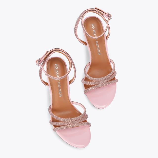 Carvela By Kurt Geiger FANCY Pink Crystal Stiletto Heel By KG KURT GEIGER