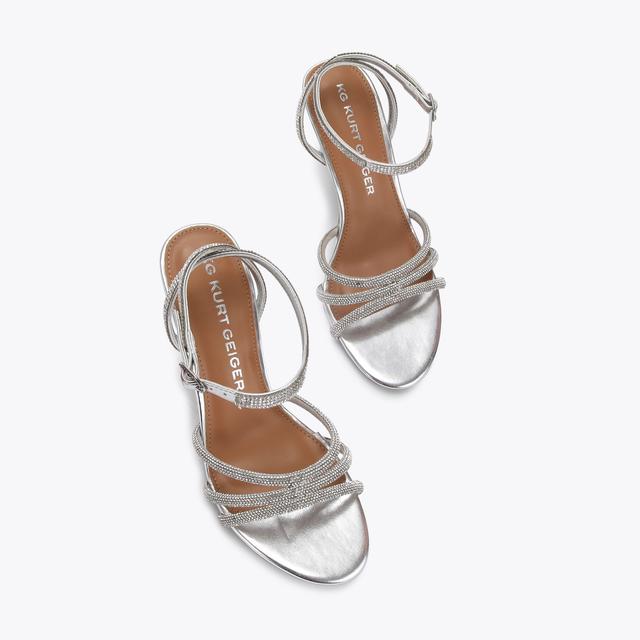 Carvela By Kurt Geiger FANCY Silver Heel By KG KURT GEIGER