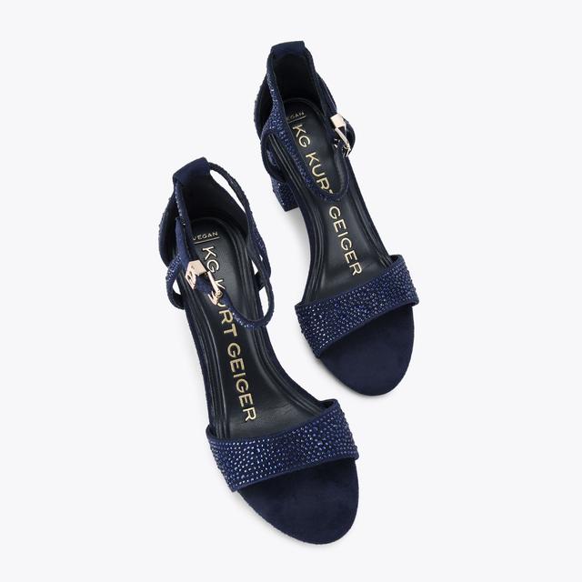 Carvela By Kurt Geiger FARYN BLING Blue Crystal Heel By KG KURT GEIGER