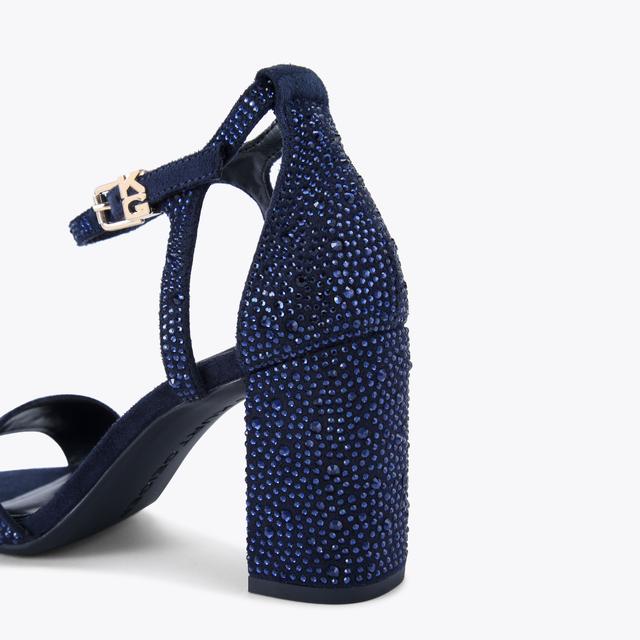 Carvela By Kurt Geiger FARYN BLING Blue Crystal Heel By KG KURT GEIGER