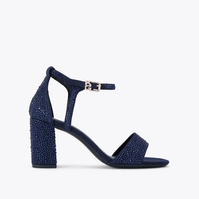 carvela by kurt geiger FARYN BLING Blue Crystal Heel by KG KURT GEIGER