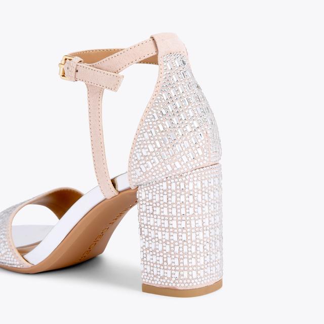 Carvela By Kurt Geiger FARYN BLING Crystal Heeled Sandals By KG KURT GEIGER
