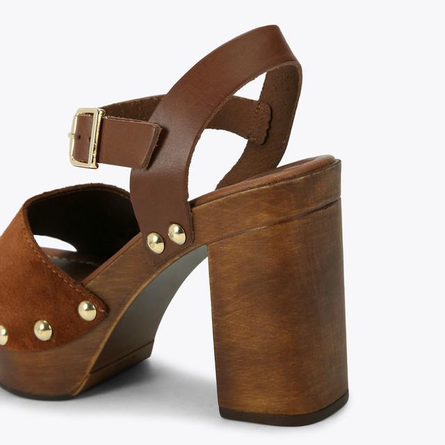 Carvela By Kurt Geiger FESTA BLOCK Black Suede Platform Heel By CARVELA COMFORT