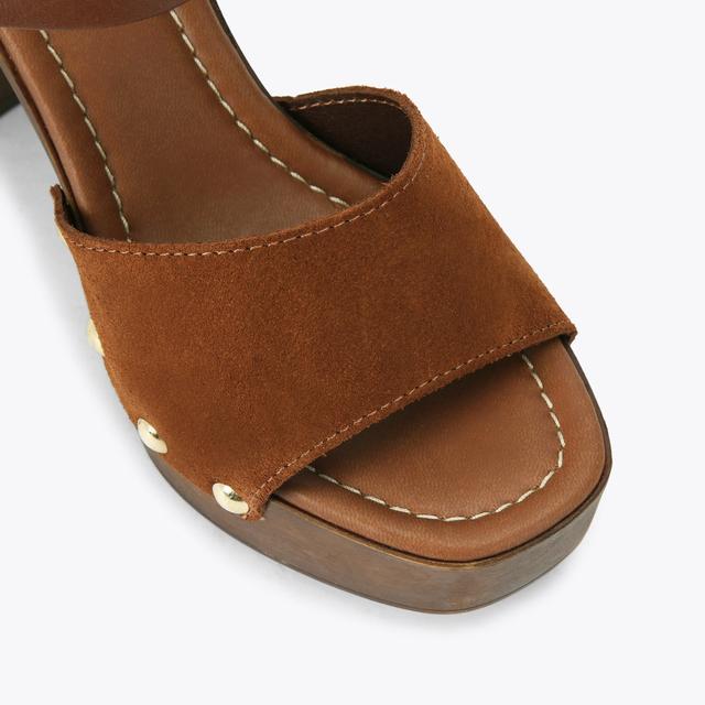 Carvela By Kurt Geiger FESTA BLOCK Black Suede Platform Heel By CARVELA COMFORT