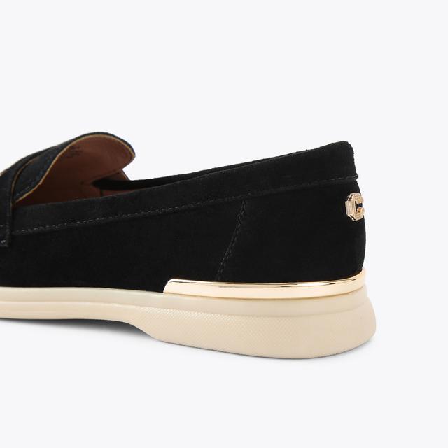 Carvela By Kurt Geiger FIA LOAFER Black Suede Loafer By CARVELA COMFORT