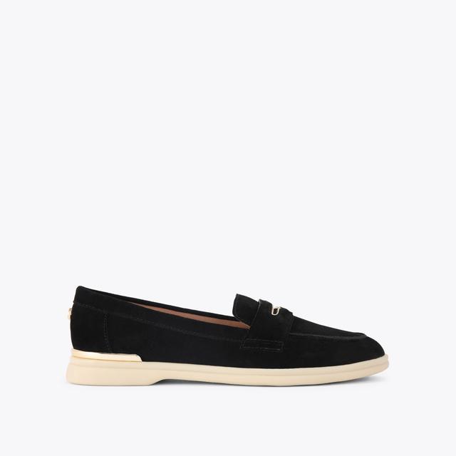 carvela by kurt geiger FIA LOAFER Black Suede Loafer by CARVELA COMFORT