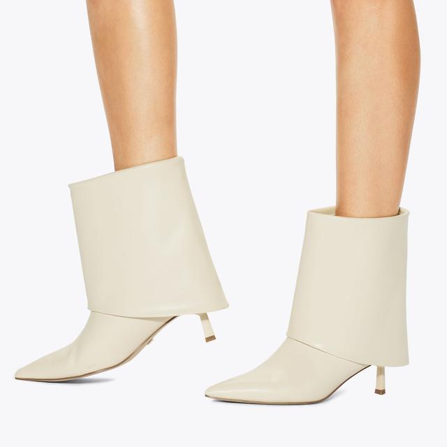 Carvela By Kurt Geiger FIERCE Bone Fold Over Ankle Boot By KG KURT GEIGER