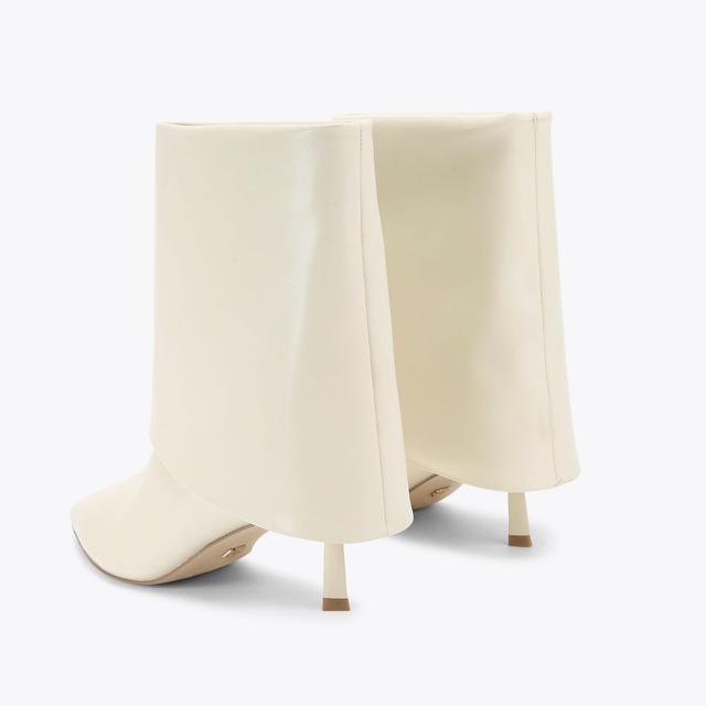 Carvela By Kurt Geiger FIERCE Bone Fold Over Ankle Boot By KG KURT GEIGER
