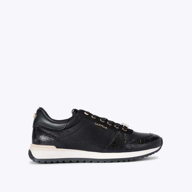 carvela by kurt geiger FLORENCIA SNEAKER Black Lace Up Trainer by CARVELA