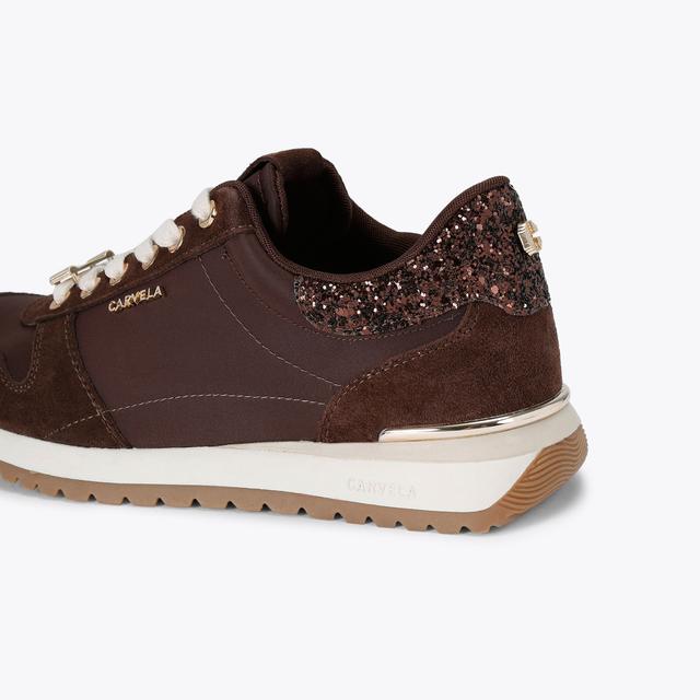 Carvela By Kurt Geiger FLORENCIA SNEAKER Brown Trainer By CARVELA