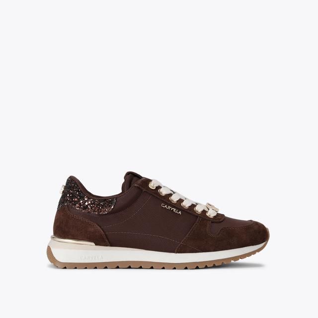 carvela by kurt geiger FLORENCIA SNEAKER Brown Trainer by CARVELA
