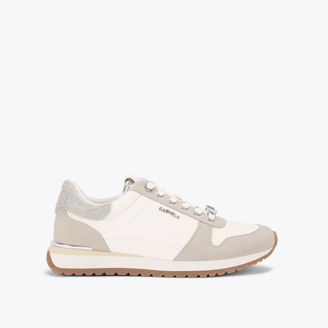 carvela by kurt geiger FLORENCIA SNEAKER White Taupe Trainer by CARVELA